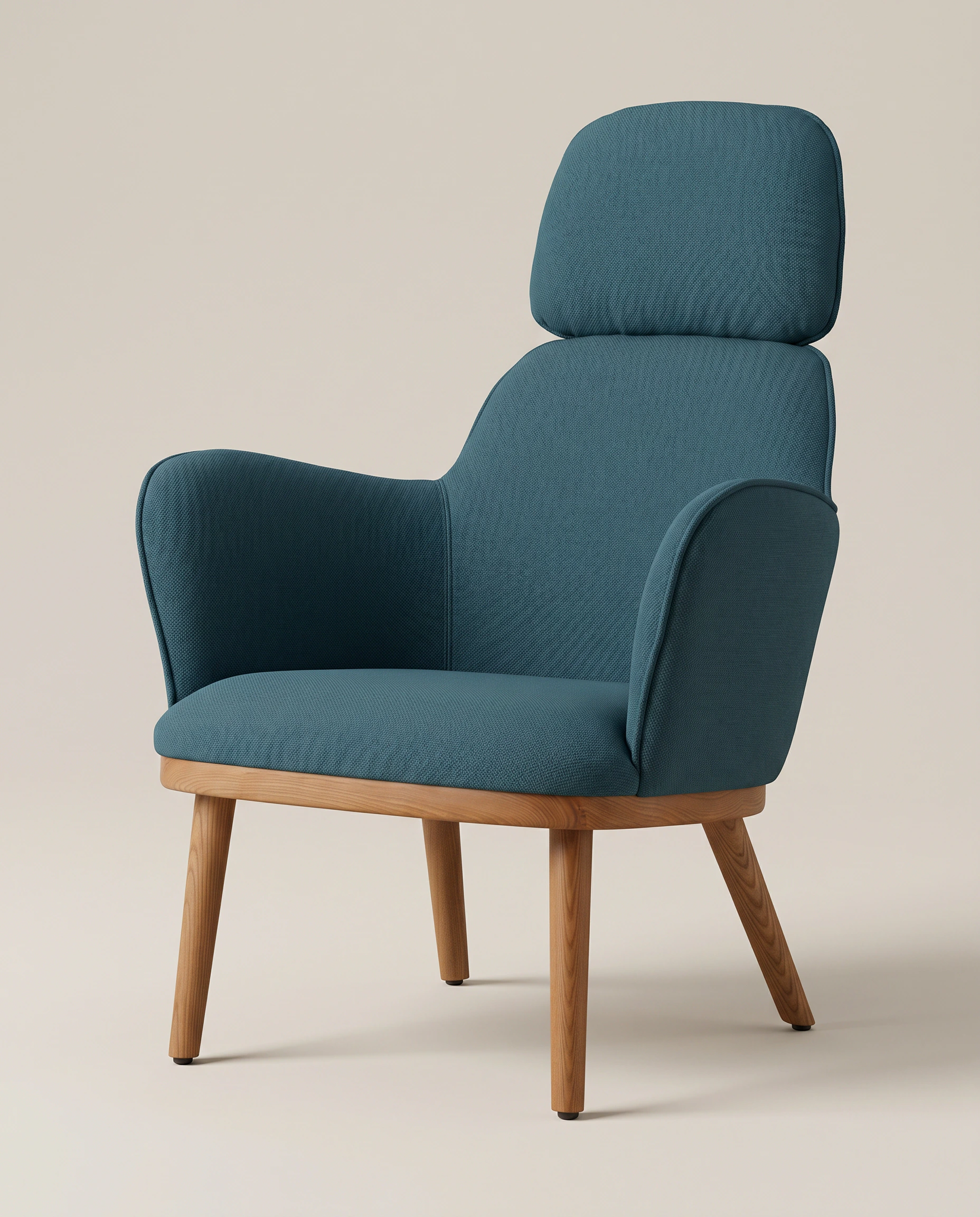 Lenna Lounge chair in wood